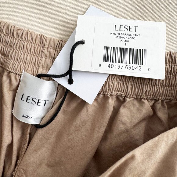 NWT Leset "Kyoto" Pant in Khaki, size Small - Picture 7 of 13
